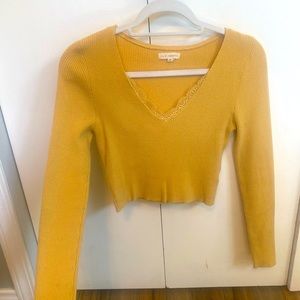 LA Hearts cropped sweater